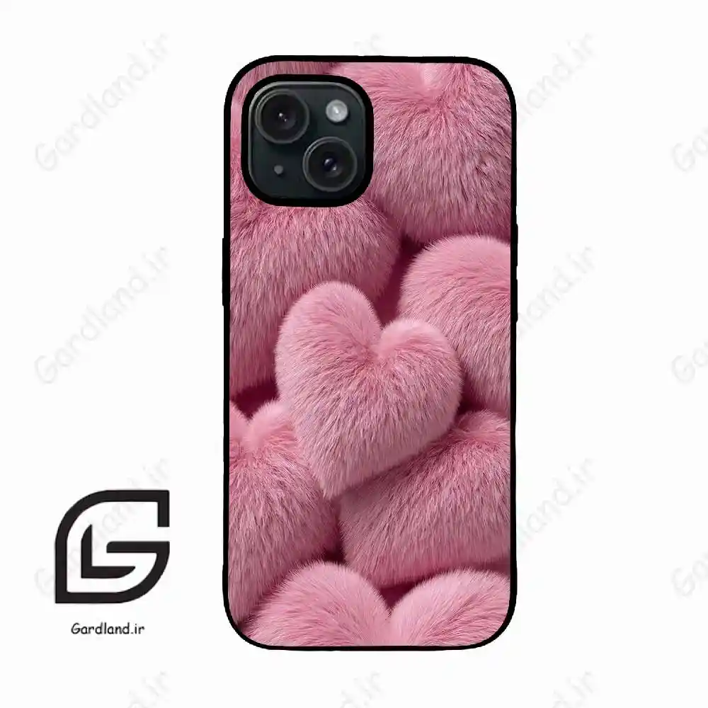 قاب گوشی آیفون 15 (Iphone 15 ) طرح قلبی کد 2772