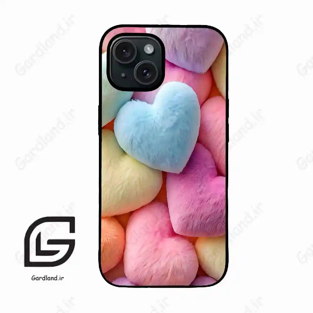 قاب گوشی آیفون 15 (Iphone 15 ) طرح قلبی کد 2782