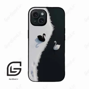 قاب گوشی آیفون 15 (Iphone 15 ) طرح قو کد 2804
