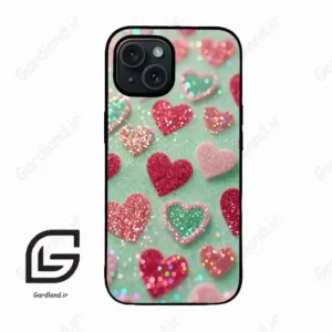 قاب گوشی آیفون 15 (Iphone 15 ) طرح قلب کد 2812