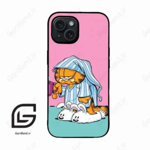 قاب گوشی آیفون 15 (Iphone 15 ) طرح گارفیلد کد 2845
