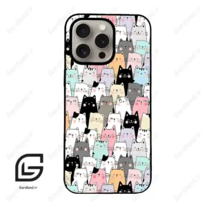 قاب گوشی آیفون 15 پرو (Iphone 15 Pro ) طرح گربه کد 2019