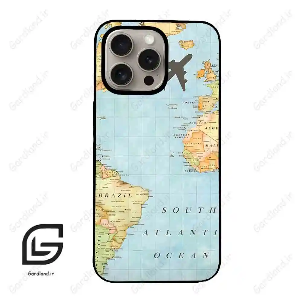 قاب گوشی آیفون 15 پرو (Iphone 15 Pro ) طرح نقشه کد 2243