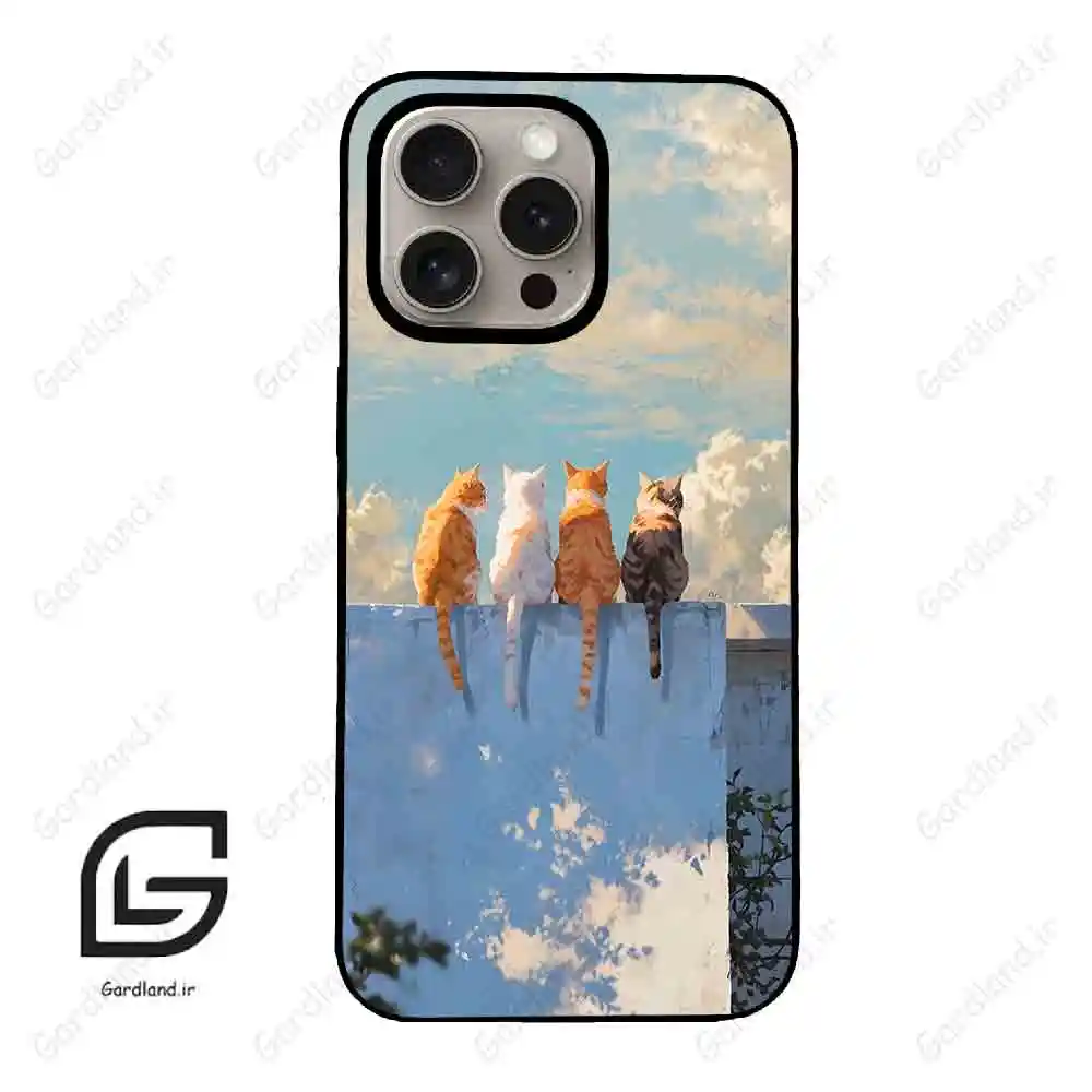 قاب گوشی آیفون 15 پرو (Iphone 15 Pro ) طرح گربه کد 2367