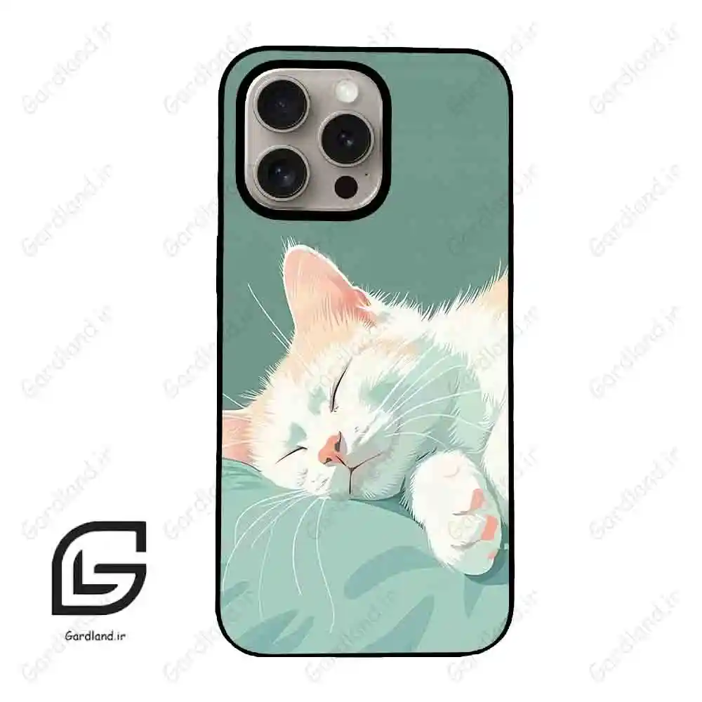 قاب گوشی آیفون 15 پرو (Iphone 15 Pro ) طرح گربه کد 2403
