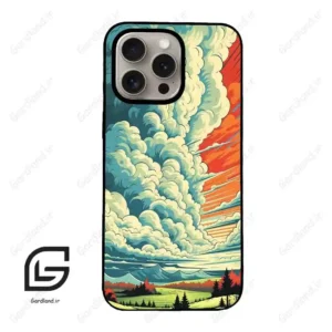 قاب گوشی آیفون 15 پرو (Iphone 15 Pro ) طرح ابرنگی کد 2491