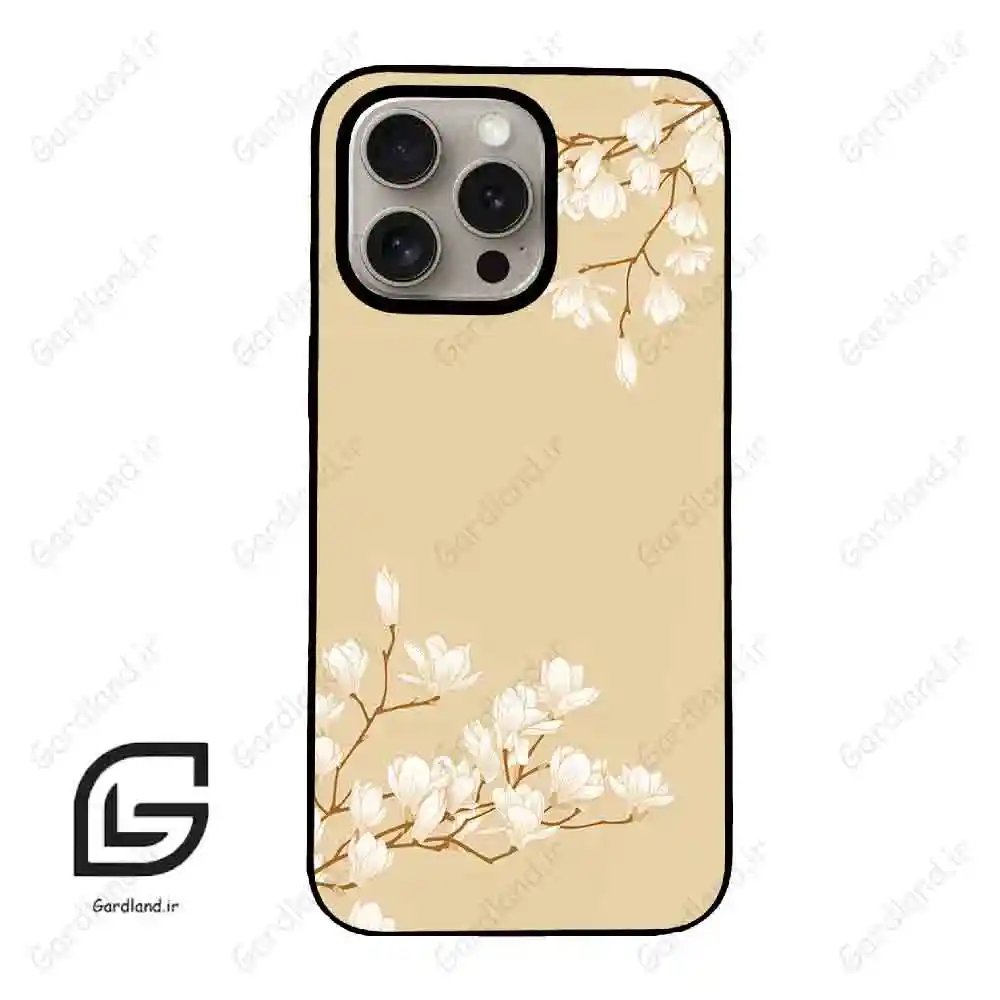 قاب گوشی آیفون 15 پرو (Iphone 15 Pro ) طرح شکوفه کد 2525