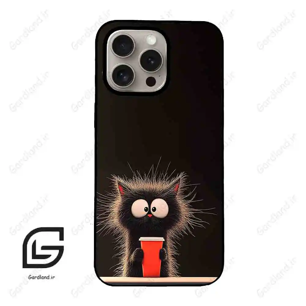 قاب گوشی آیفون 15 پرو (Iphone 15 Pro ) طرح گربه کد 2580