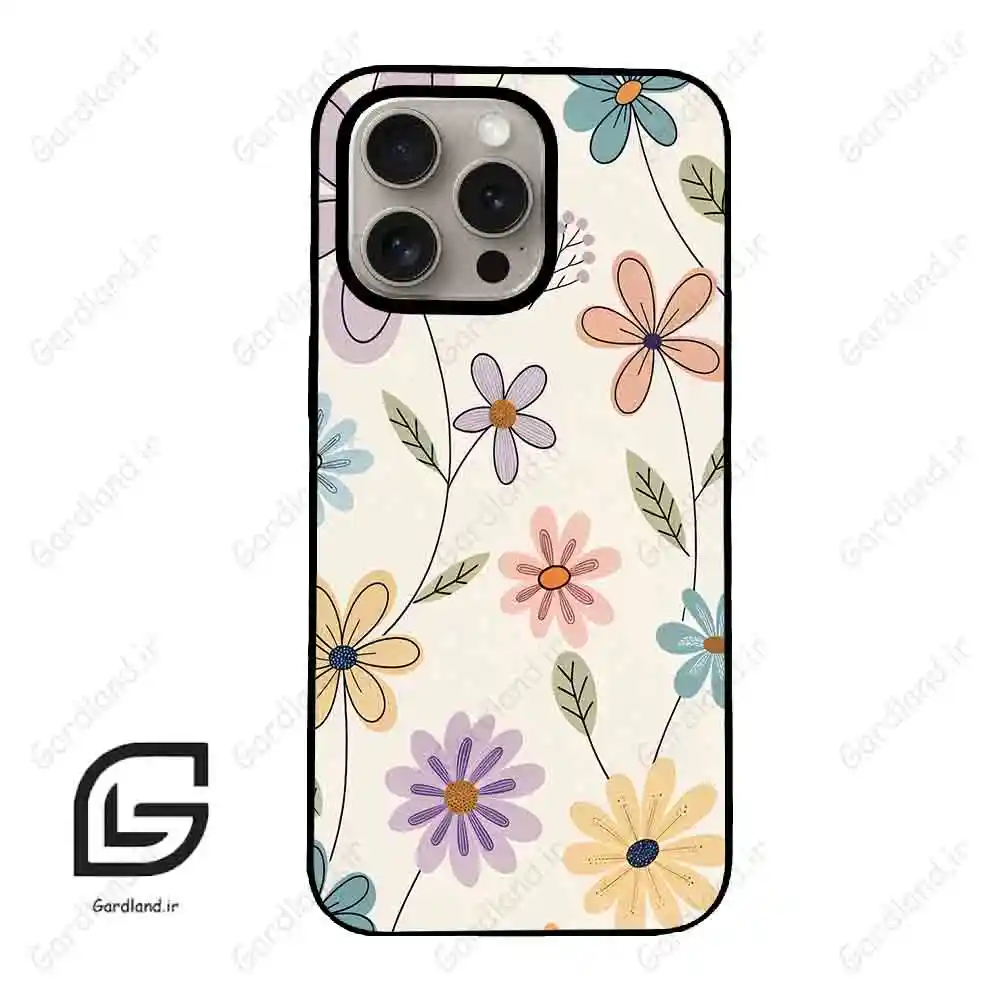 قاب گوشی آیفون 15 پرو (Iphone 15 Pro ) طرح گل کد 2587