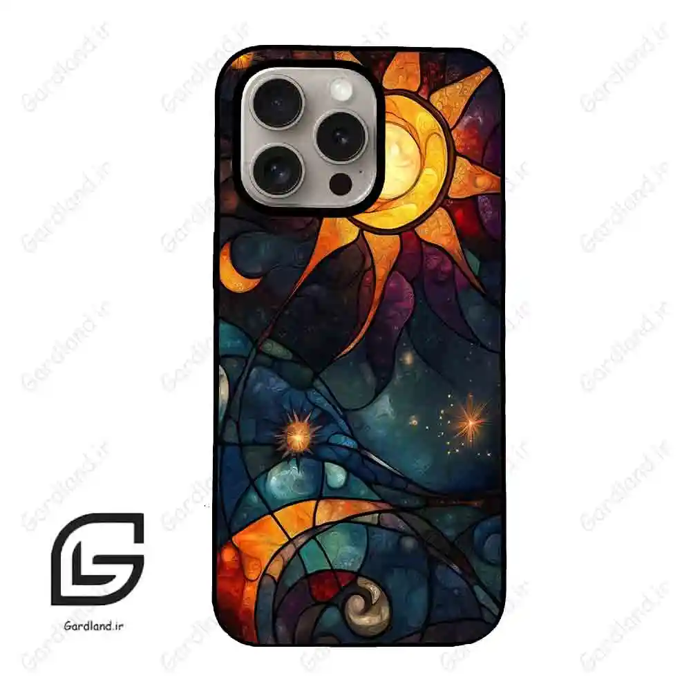 قاب گوشی آیفون 15 پرو (Iphone 15 Pro ) طرح خورشید کد 2707