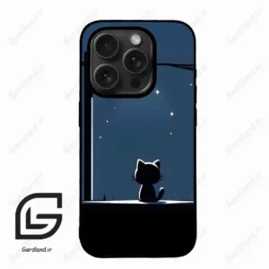 قاب گوشی آیفون 15 پرومکس (Iphone 15 Pro Max ) طرح گربه کد 2098