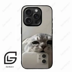 قاب گوشی آیفون 15 پرومکس (Iphone 15 Pro Max ) طرح گربه کد 2246