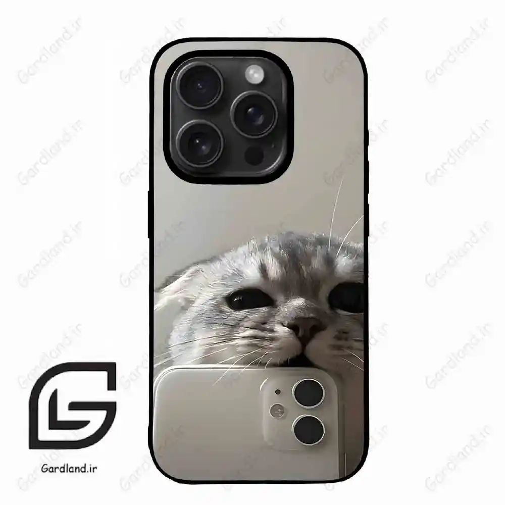 قاب گوشی آیفون 15 پرومکس (Iphone 15 Pro Max ) طرح گربه کد 2246