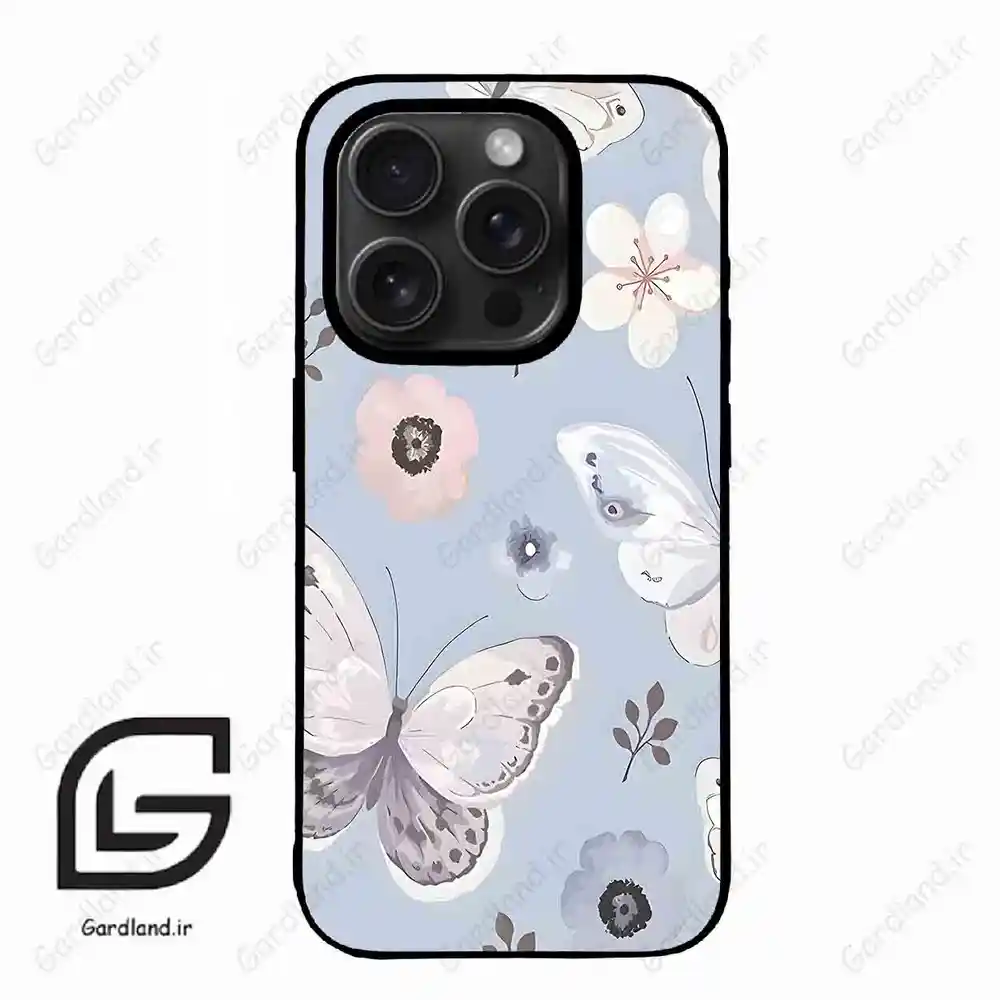 قاب گوشی آیفون 15 پرومکس (Iphone 15 Pro Max ) طرح پروانه کد 2256