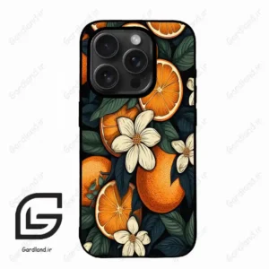 قاب گوشی آیفون 15 پرومکس (Iphone 15 Pro Max ) طرح پرتقالی کد 2423