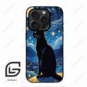 قاب گوشی آیفون 15 پرومکس (Iphone 15 Pro Max ) طرح گربه کد 2438