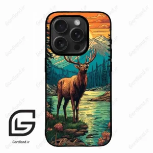 قاب گوشی آیفون 15 پرومکس (Iphone 15 Pro Max ) طرح گوزن کد 2471