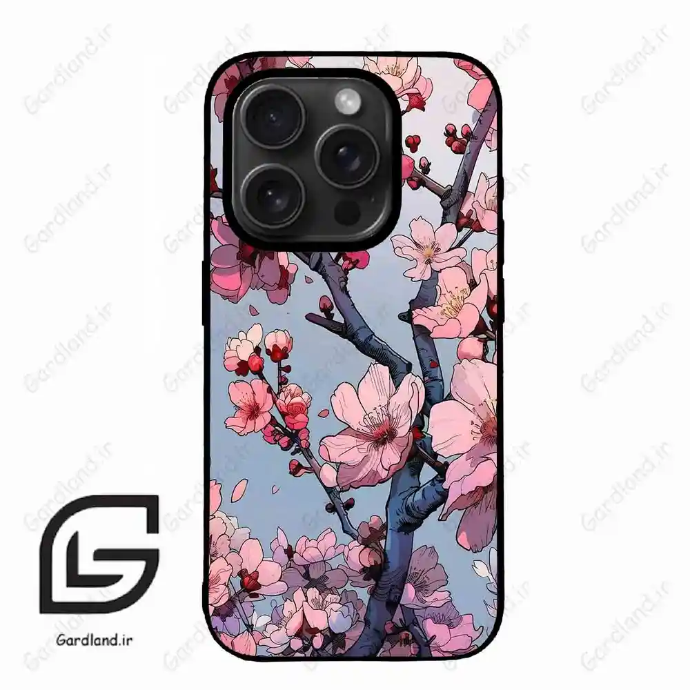 قاب گوشی آیفون 15 پرومکس (Iphone 15 Pro Max ) طرح شکوفه کد 2481