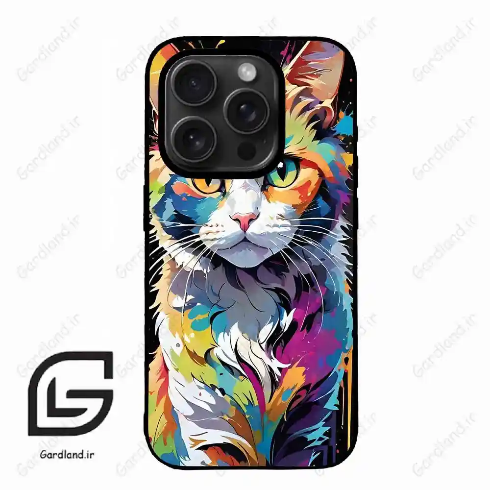 قاب گوشی آیفون 15 پرومکس (Iphone 15 Pro Max ) طرح گربه کد 2483