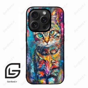 قاب گوشی آیفون 15 پرومکس (Iphone 15 Pro Max ) طرح گربه کد 2488