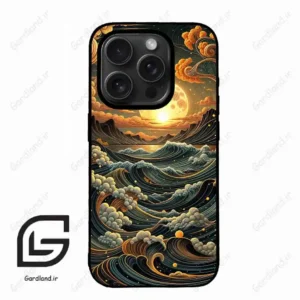 قاب گوشی آیفون 15 پرومکس (Iphone 15 Pro Max ) طرح غروب کد 2505