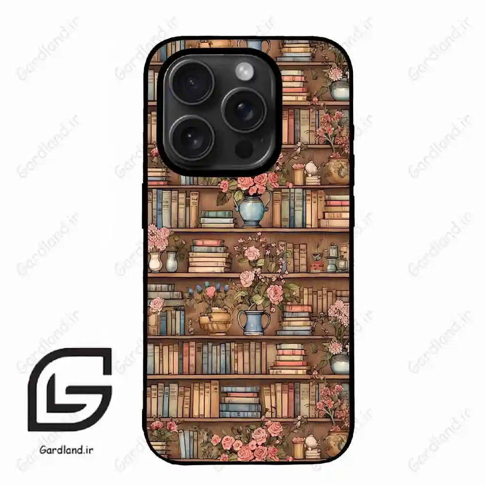 قاب گوشی آیفون 15 پرومکس (Iphone 15 Pro Max ) طرح کتابخانه کد 2535
