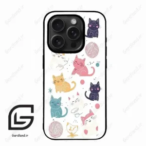 قاب گوشی آیفون 15 پرومکس (Iphone 15 Pro Max ) طرح گربه کد 2620