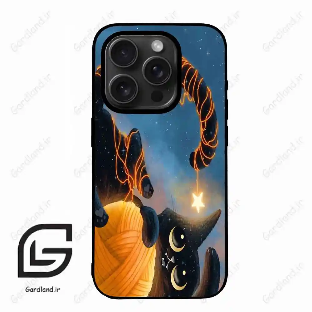 قاب گوشی آیفون 15 پرومکس (Iphone 15 Pro Max ) طرح گربه کد 2654