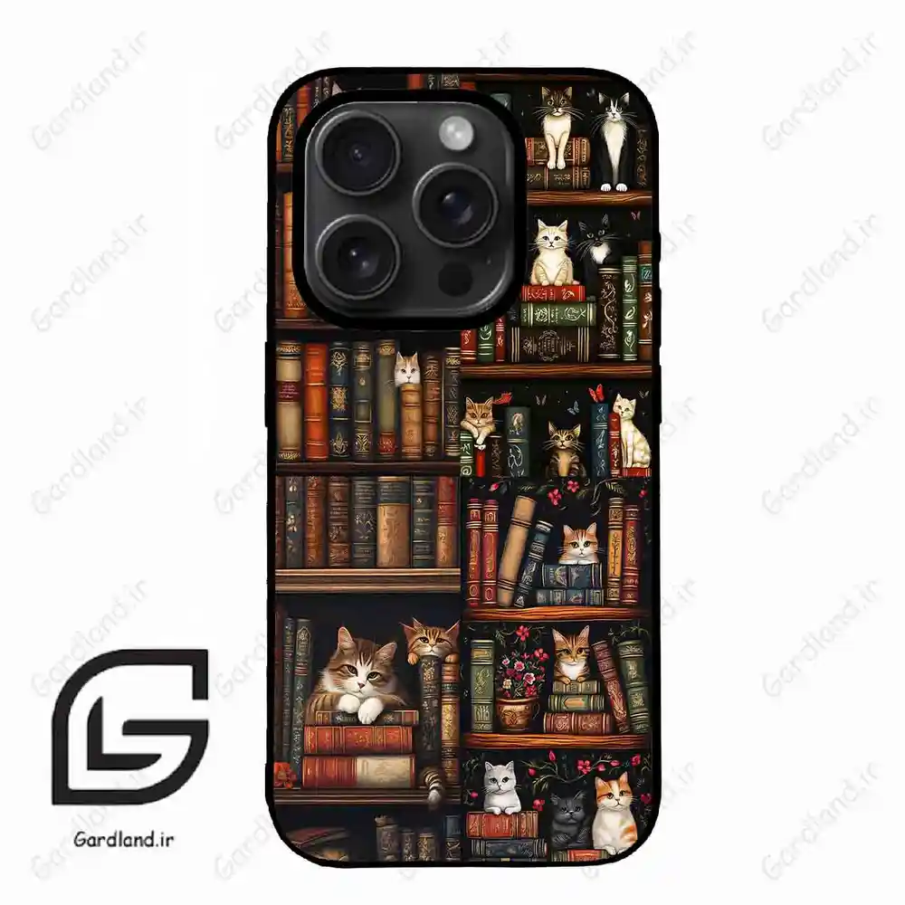 قاب گوشی آیفون 15 پرومکس (Iphone 15 Pro Max ) طرح کتابخانه کد 2675