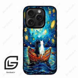 قاب گوشی آیفون 15 پرومکس (Iphone 15 Pro Max ) طرح گربه کد 2727