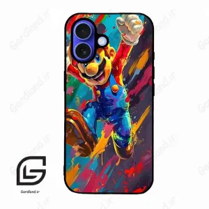 قاب گوشی آیفون 16 (Iphone 16 ) طرح سوپرماریو کد 2016