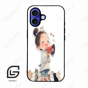 قاب گوشی آیفون 16 (Iphone 16 ) طرح دخترانه کد 2027