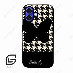 قاب گوشی آیفون 16 (Iphone 16 ) طرح پروانه کد 2051