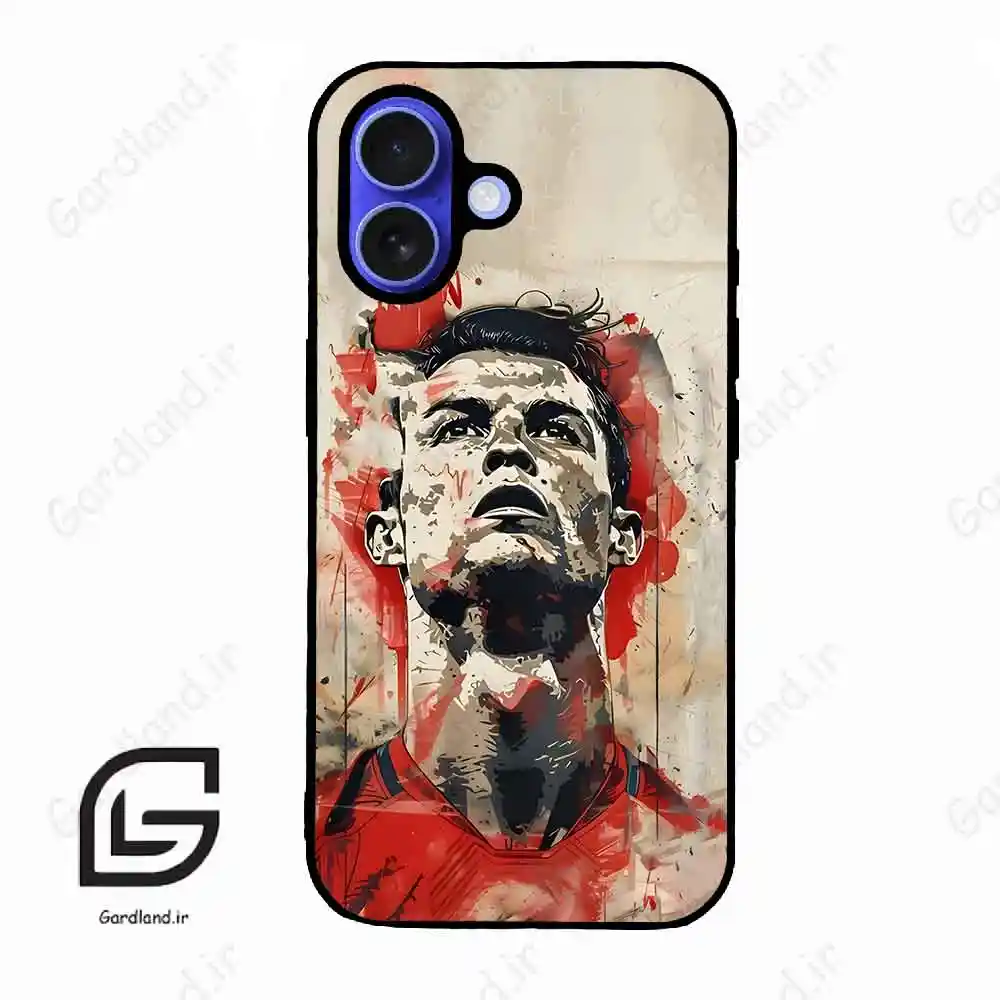 قاب گوشی آیفون 16 (Iphone 16 ) طرح رونالدو کد 2072