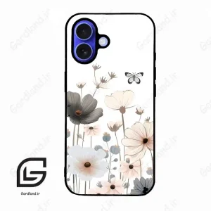 قاب گوشی آیفون 16 (Iphone 16 ) طرح گل کد 2081