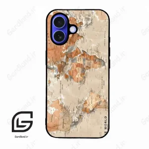 قاب گوشی آیفون 16 (Iphone 16 ) طرح نقشه کد 2187