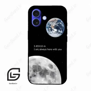 قاب گوشی آیفون 16 (Iphone 16 ) طرح ماه کد 2190