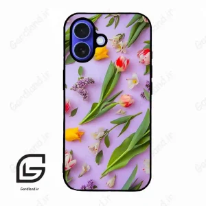 قاب گوشی آیفون 16 (Iphone 16 ) طرح گل کد 2320