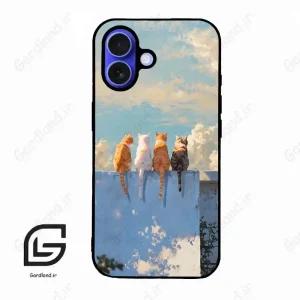 قاب گوشی آیفون 16 (Iphone 16 ) طرح گربه کد 2367