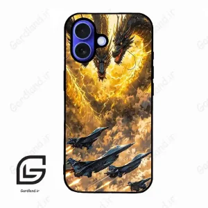 قاب گوشی آیفون 16 (Iphone 16 ) طرح گودزیلا کد 2377
