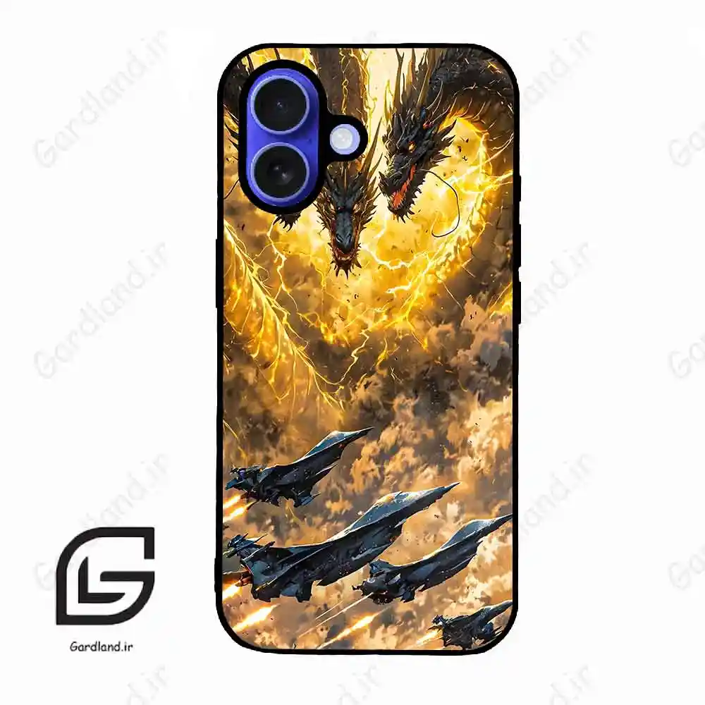قاب گوشی آیفون 16 (Iphone 16 ) طرح گودزیلا کد 2377