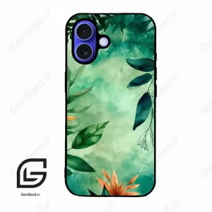 قاب گوشی آیفون 16 (Iphone 16 ) طرح گل کد 2387