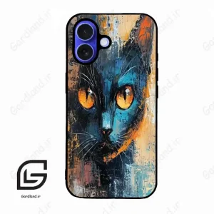 قاب گوشی آیفون 16 (Iphone 16 ) طرح گربه کد 2397