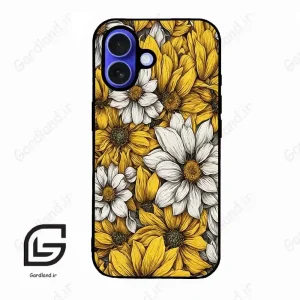 قاب گوشی آیفون 16 (Iphone 16 ) طرح گل کد 2402