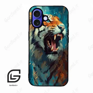 قاب گوشی آیفون 16 (Iphone 16 ) طرح ببر کد 2409