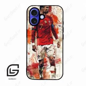 قاب گوشی آیفون 16 (Iphone 16 ) طرح رونالدو کد 2419