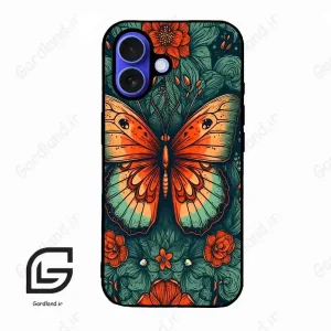 قاب گوشی آیفون 16 (Iphone 16 ) طرح پروانه کد 2421