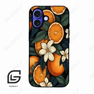 قاب گوشی آیفون 16 (Iphone 16 ) طرح پرتقالی کد 2423