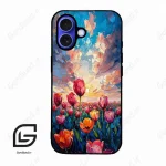 قاب گوشی آیفون 16 (Iphone 16 ) طرح گل کد 2466