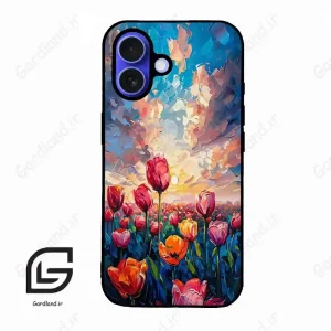 قاب گوشی آیفون 16 (Iphone 16 ) طرح گل کد 2466